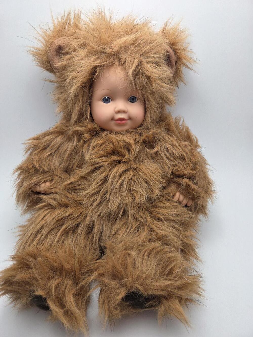 Anne Geddes Bear Doll 1997, Vintage Collectible (Large 14 inch)